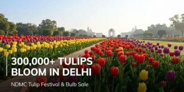 Delhi Tulip Festival 2026