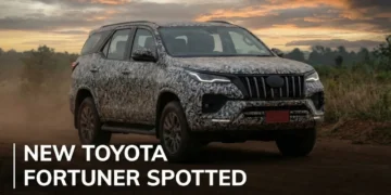 New Toyota Fortuner Spotted