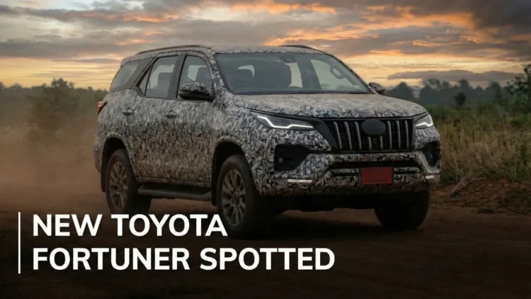New Toyota Fortuner Spotted