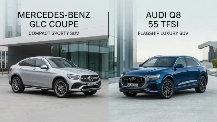 Audi Q8 vs Mercedes GLC Coupe