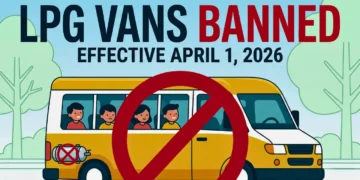 Jabalpur School Van LPG Ban