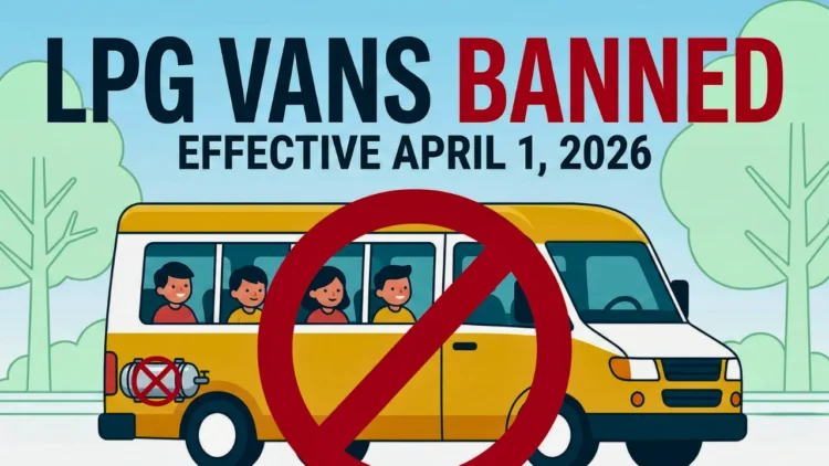 Jabalpur School Van LPG Ban